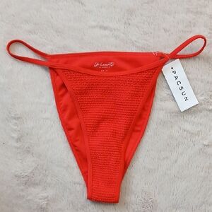 PacSun Red Bikini Bottom